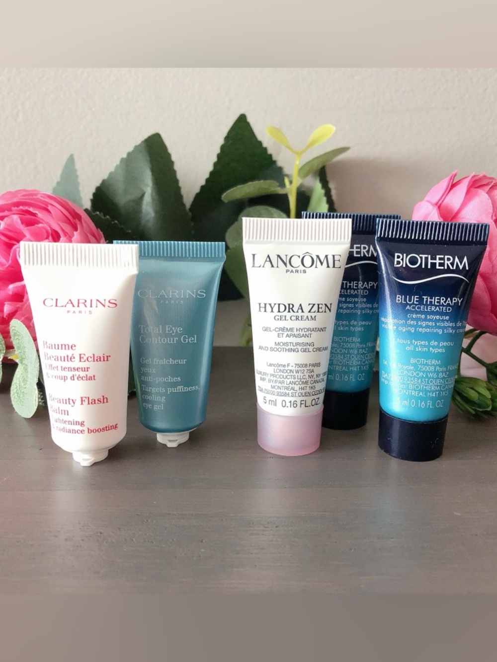 5/$20 Clarins Beauty Flash Balm and Biotherm Blue Therapy Set beauty skincare